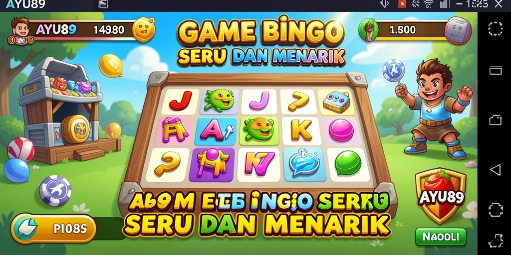 Tampilan gameplay AYU89 yang menarik dan interaktif.