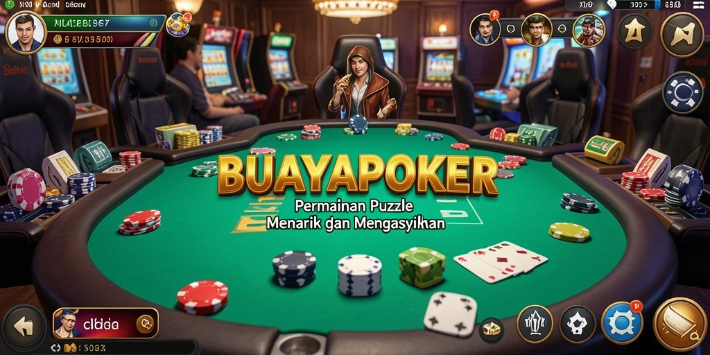Tampilan gameplay <strong>BUAYAPOKER</strong> yang menampilkan tantangan Puzzle yang seru.