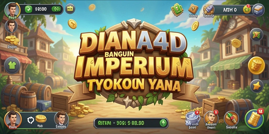 Tampilan gameplay menarik dari DIANA4D dengan elemen Tycoon yang mendebarkan.