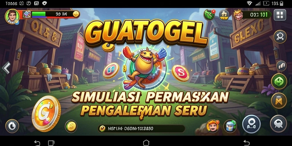 Tampilan gameplay GUATOGEL yang menarik dan interaktif.