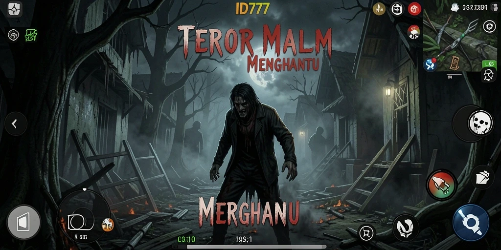 Gameplay mencekam ID777 dengan suasana yang sangat menyeramkan.