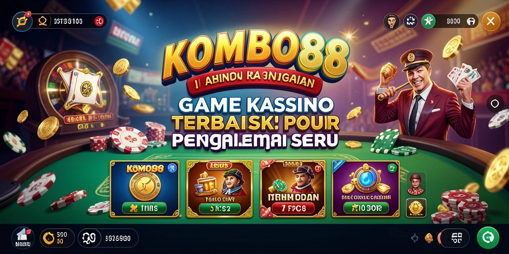 Screenshot gameplay KOMBO88 menampilkan pengalaman kasino yang mendebarkan.